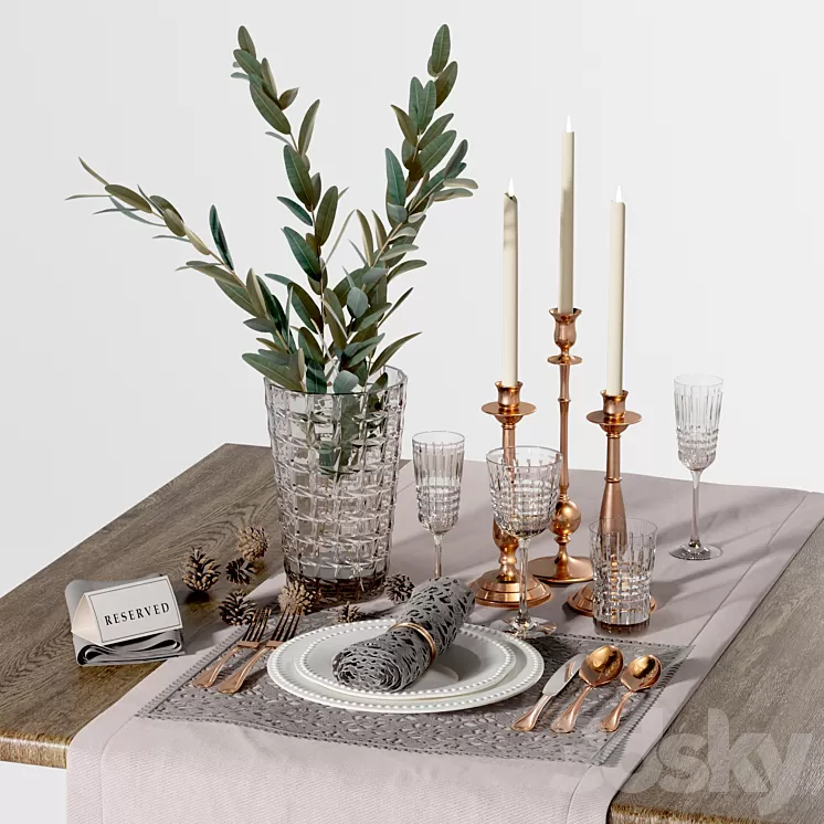 Table_Settings_Vol_1 3D Model