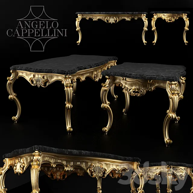 tables Angelo Cappellini 3D Model