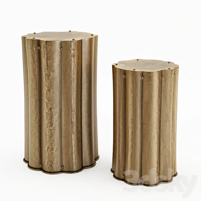 Tables Arteriors Zeb Accent Tables 3DModel
