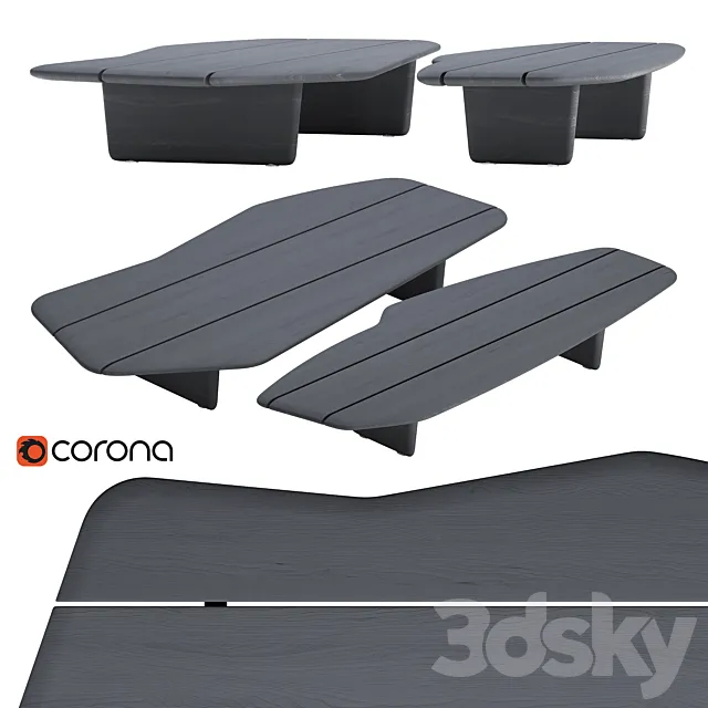 Tables Baxter Nairobi 3D Model