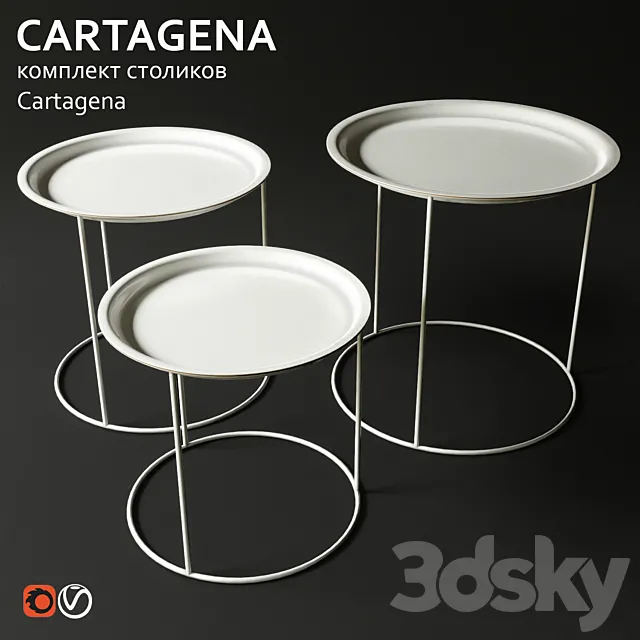 Tables BOconcept CARTAGENA 3DModel