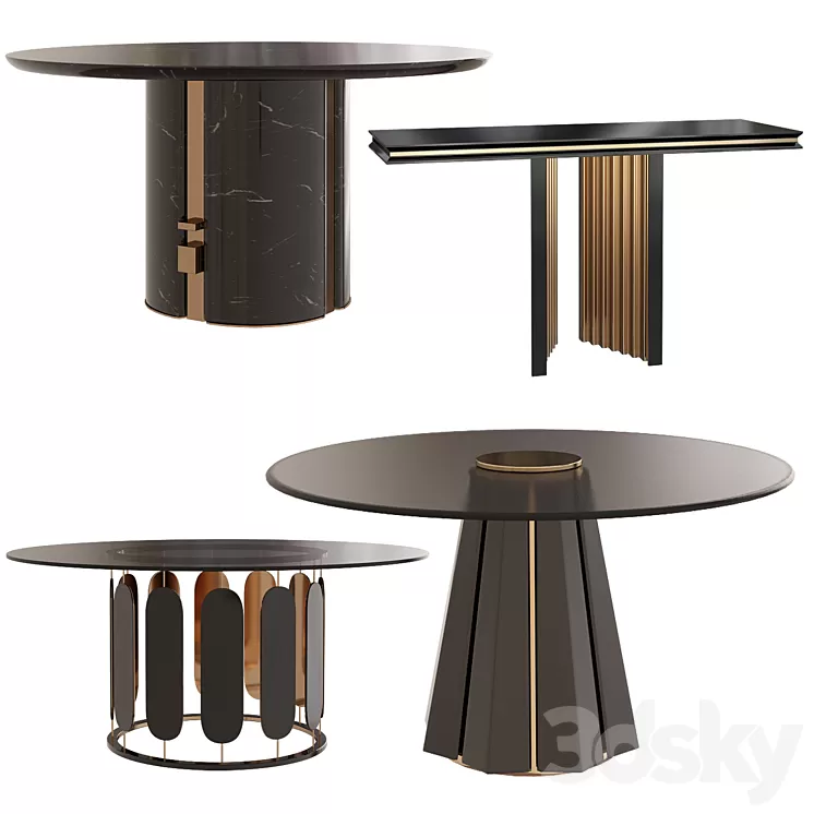 Tables Collections №5 3D Model Tables Collections №5 3D Model
