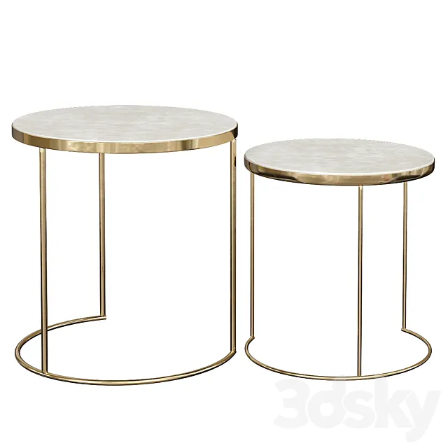 Tables From Zara Home 3D Model Tables From Zara Home 3D Model