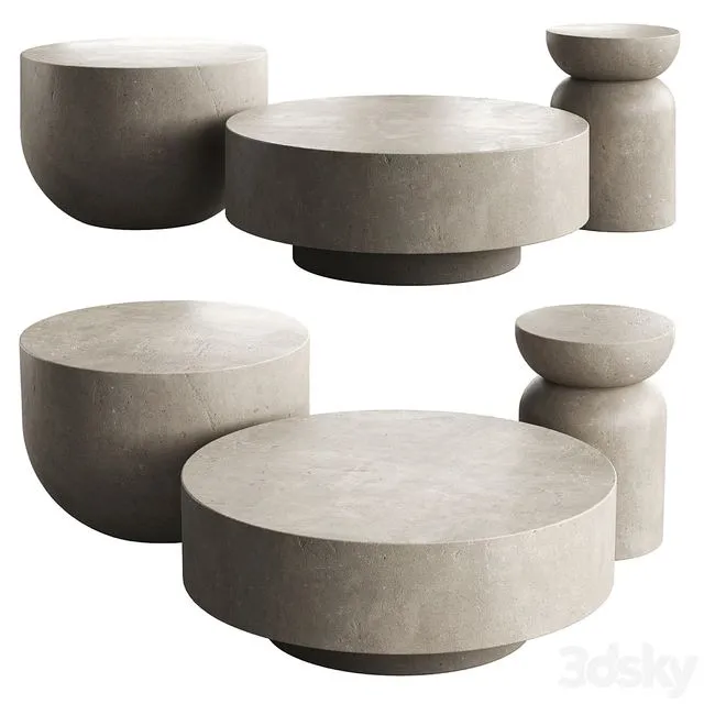 Tables GARBET by KAVE HOME 3D Model Tables GARBET by KAVE HOME 3D Model