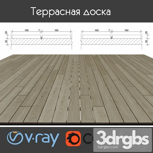 Tables on logs 4 types quartz 3D Model Download