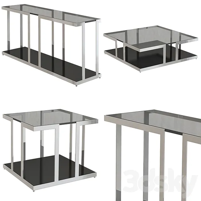 Tables Treasure Eichholtz Collections 3D Model Tables Treasure Eichholtz Collections 3D Model