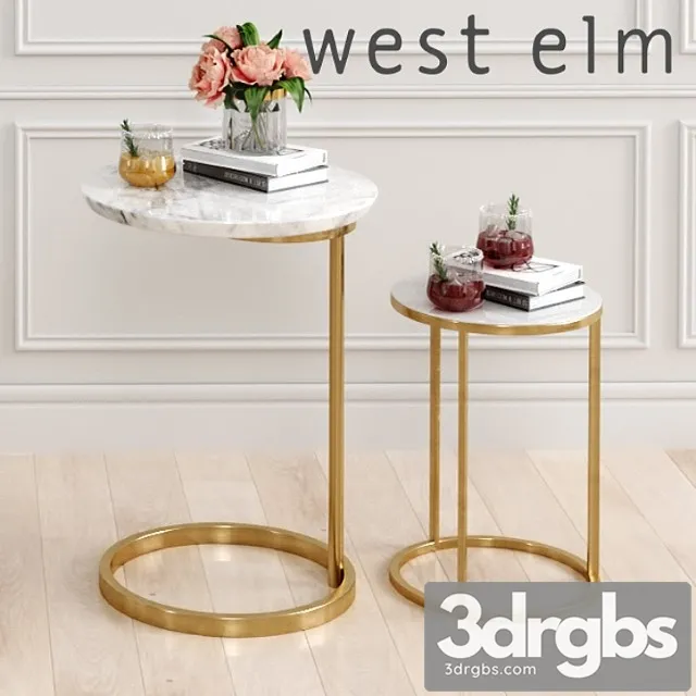 Tables west elm 2 2 3D Model Download