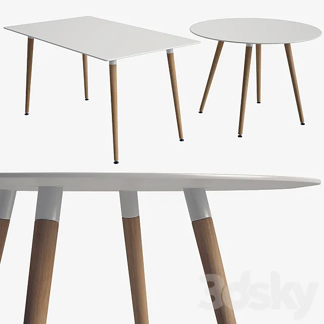 Tables_Set_Daw_La Forma Decor 3DModel