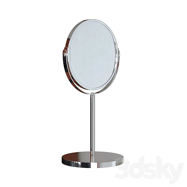 Tabletop cosmetic mirror _ Axentia 3D Model