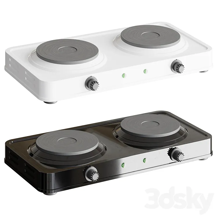 tabletop stove 3D Model Free Download