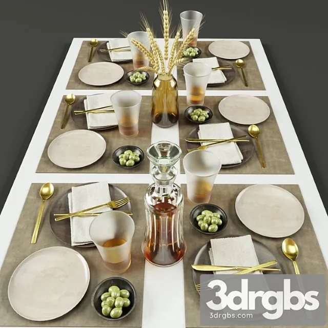 Tableware 011 3D Model Download Tableware 011 3D Model Download