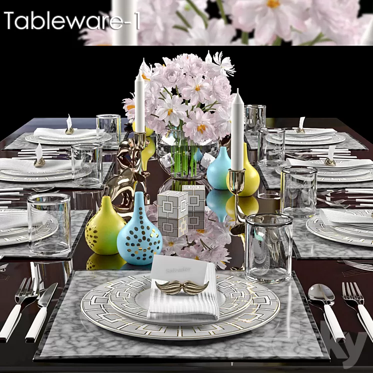 TABLEWARE 1 3D Model