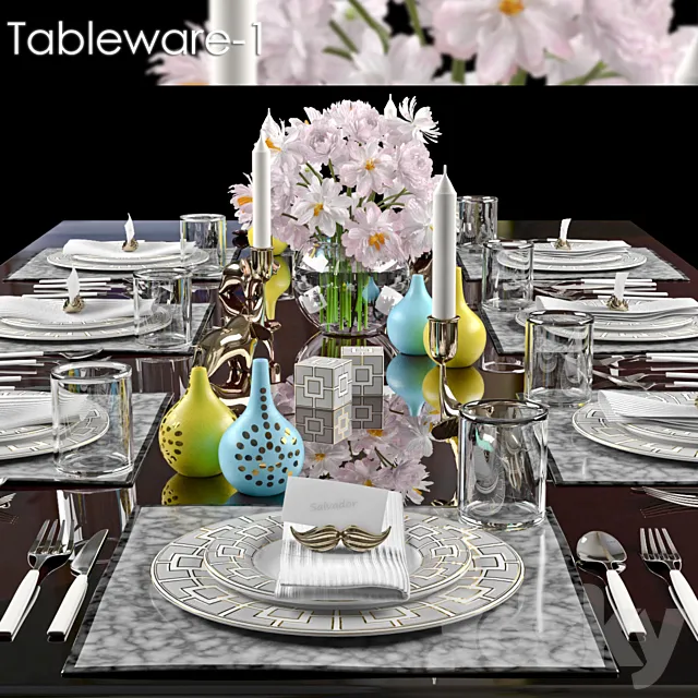 TABLEWARE 1 3DModel