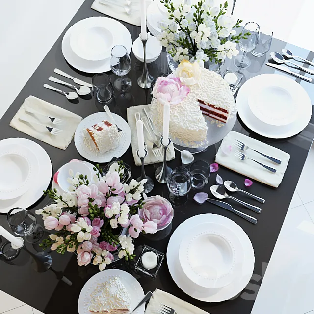 Tableware 10 3DModel