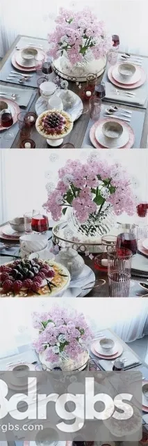 Tableware 12 3D Model Download Tableware 12 3D Model Download