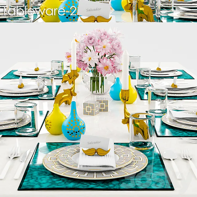 TABLEWARE 2 3DModel