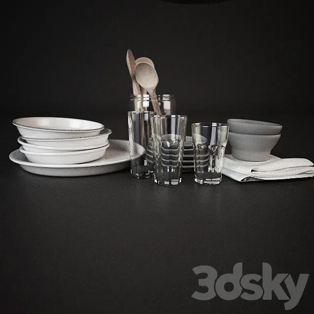 Tableware 3DModel