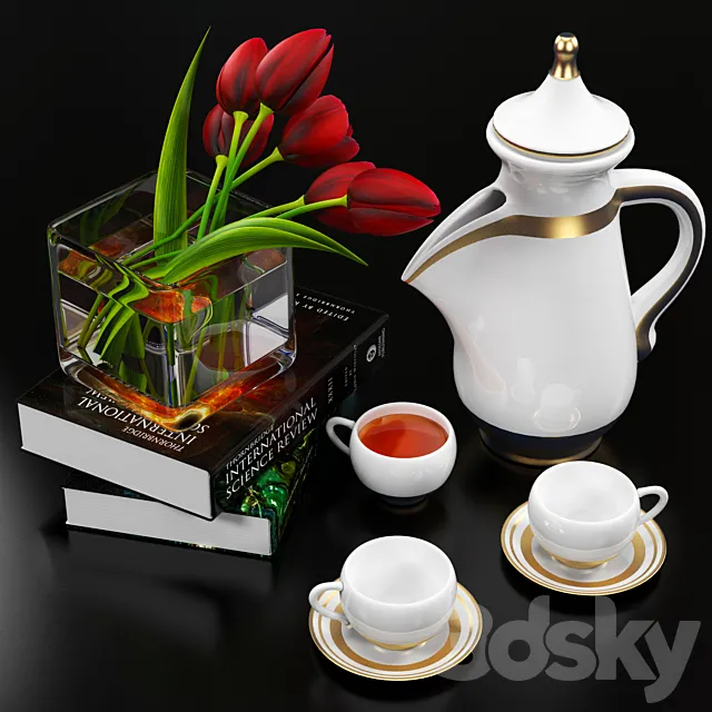 TABLEWARE 4 3D Model TABLEWARE 4 3D Model