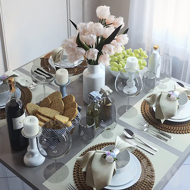 Tableware 6 3DModel Tableware 6 3DModel