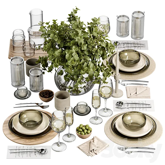 Tableware B016 3D Model