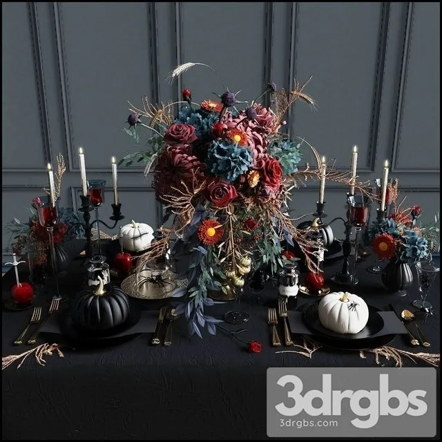 Tableware Halloween 3D Model Download Tableware Halloween 3D Model Download