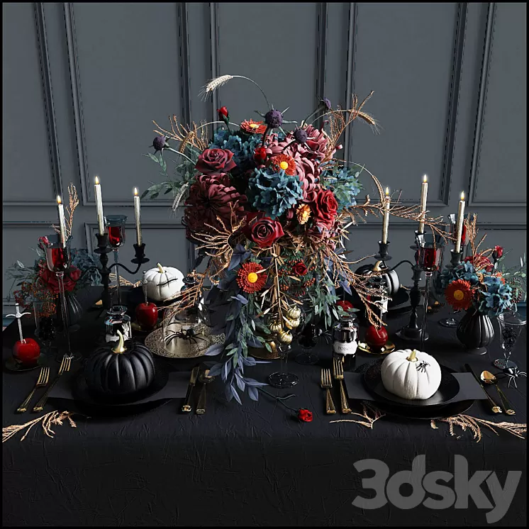 “Tableware “”Halloween””” 3D Model
