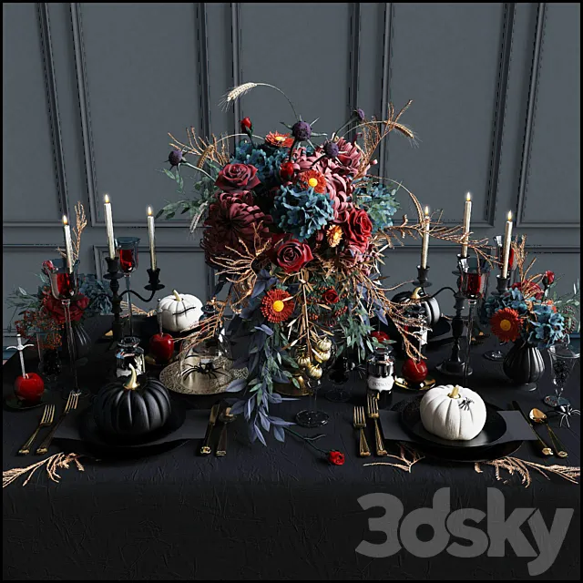 Tableware “Halloween” 3DModel