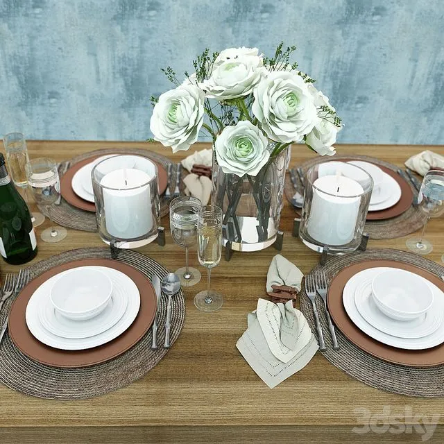 Tableware Ralph Lauren 3D Model