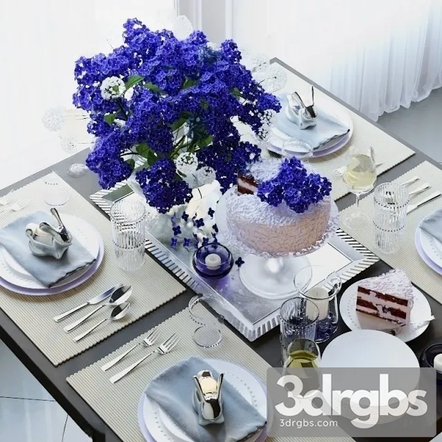 Tableware Set 11 3D Model Download Tableware Set 11 3D Model Download