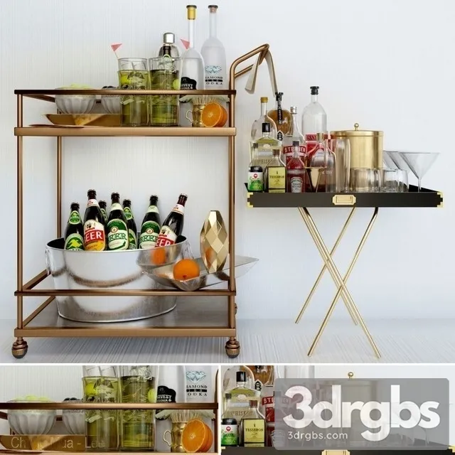 Tableware Set 27 3D Model Download Tableware Set 27 3D Model Download