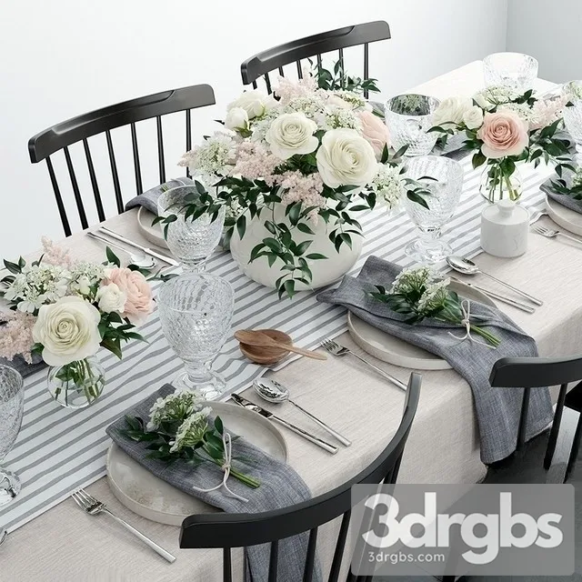 Tableware Set 3 3D Model Download Tableware Set 3 3D Model Download