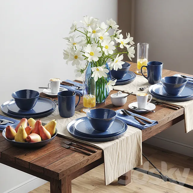 Tableware set 3DModel