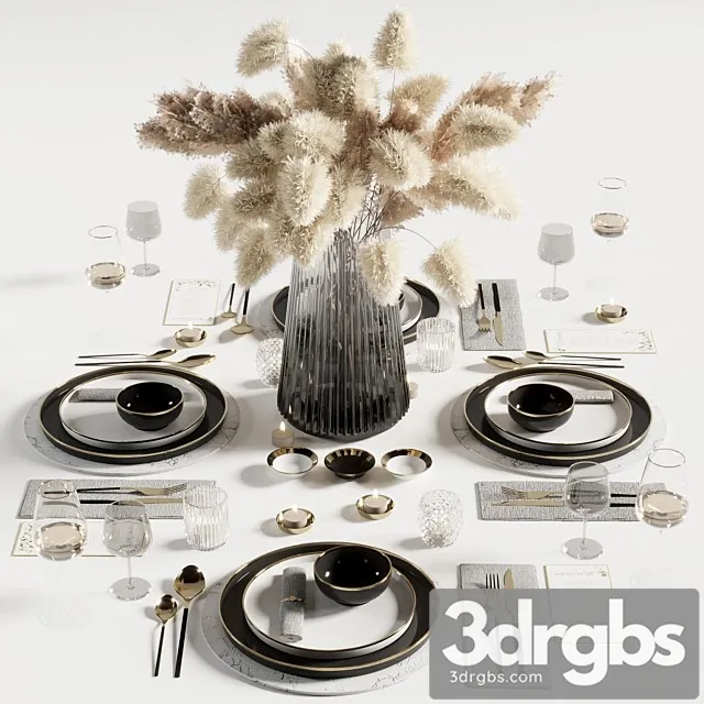 Tableware Set 6 3D Model Download Tableware Set 6 3D Model Download