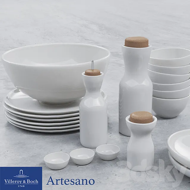 Tableware Villeroy & boch Artesano 3D Model