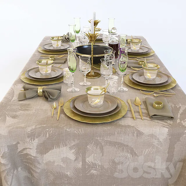 Tableware ZARA 3D Model