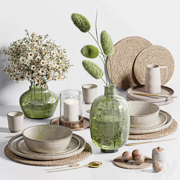 tableware006 3D Model Free Download tableware006 3D Model Free Download