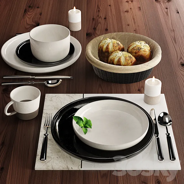 Tableware1 from CB2 3DModel Tableware1 from CB2 3DModel