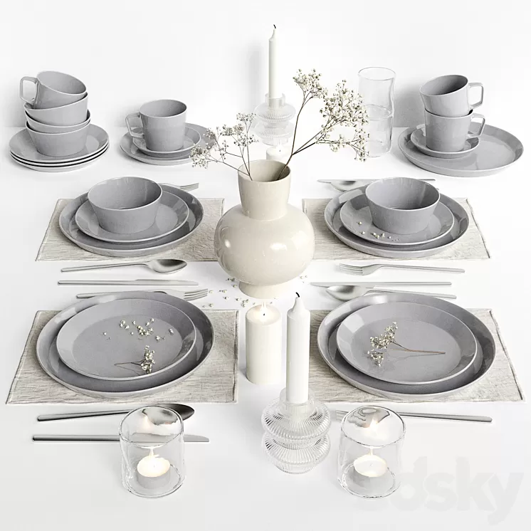 Tablewear 04 3D Model Free Download Tablewear 04 3D Model Free Download