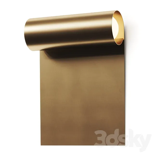 Tacchini Doric Wall Lamp 3D Model Tacchini Doric Wall Lamp 3D Model