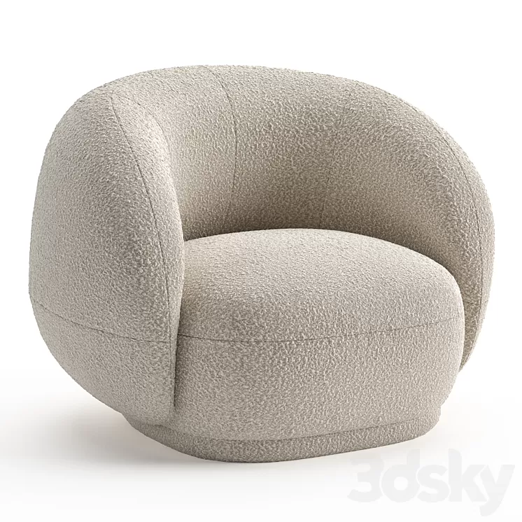 Tacchini Julep Armchair 3D Model Free Download