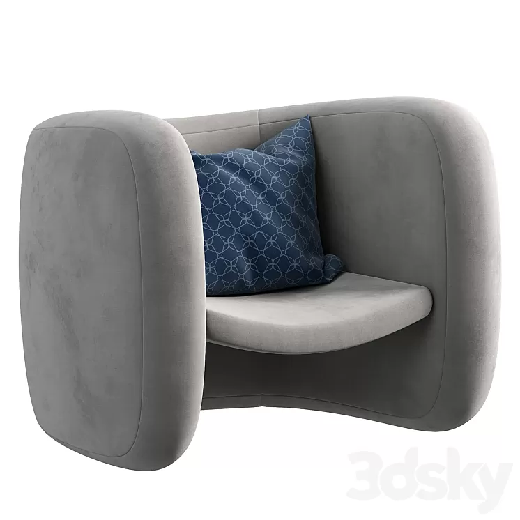 Tacchini Lagoa Armchair 3D Model Free Download Tacchini Lagoa Armchair 3D Model Free Download