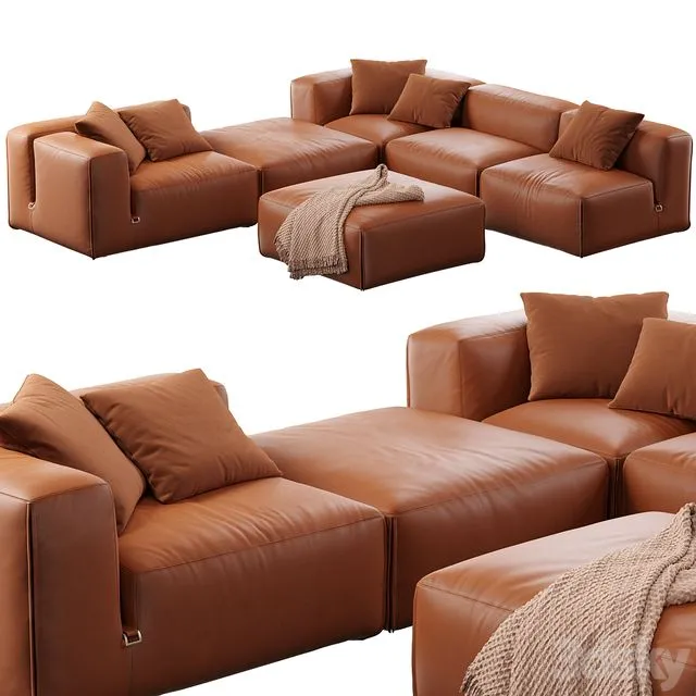 Tacchini Le Mura all sections 3D Model Tacchini Le Mura all sections 3D Model