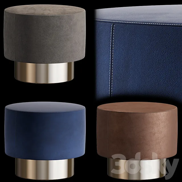 Tacchini Pastilles Pouf 3DModel Tacchini Pastilles Pouf 3DModel