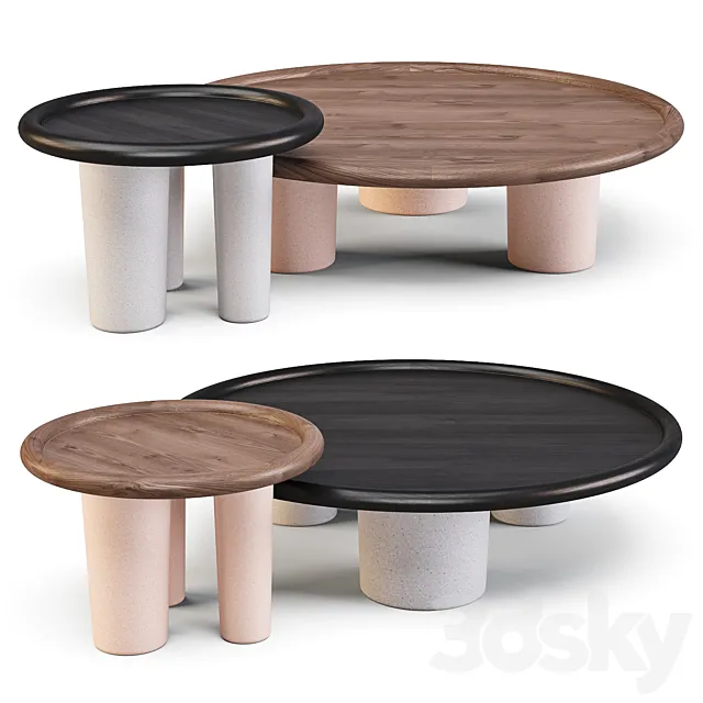 Tacchini: Pluto – Coffee Tables 3DModel