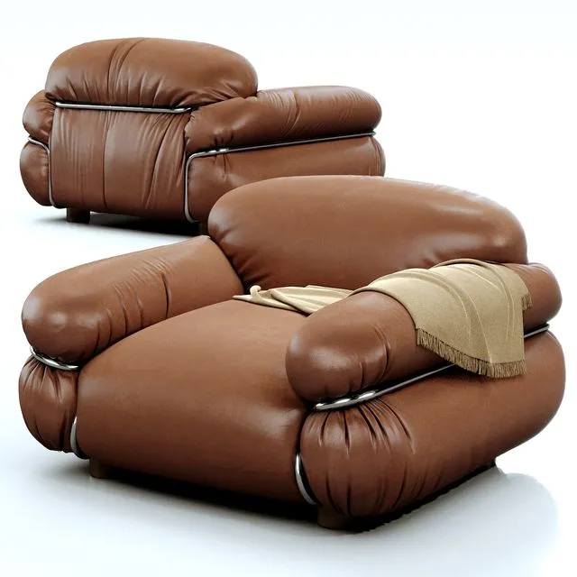 Tacchini SESANN Armchair 3D Model