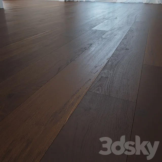 Tahiti wooden oak floor 3DModel