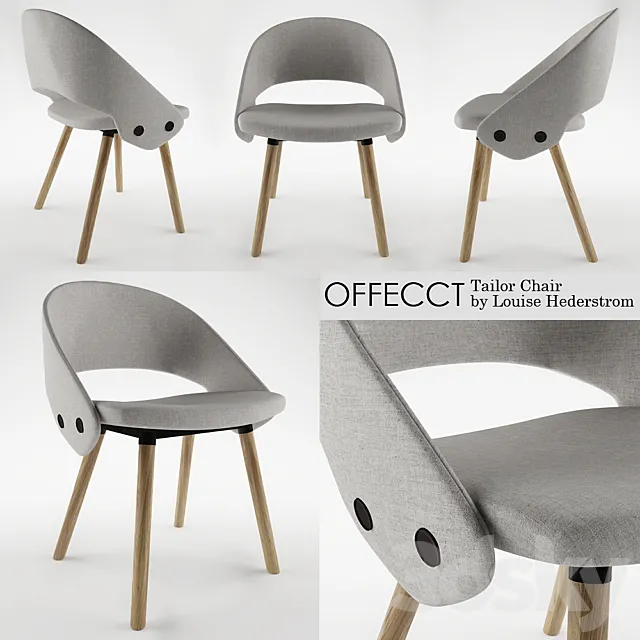 Tailor Chair by Louise Hederstrom. OFFECCT 3D Model