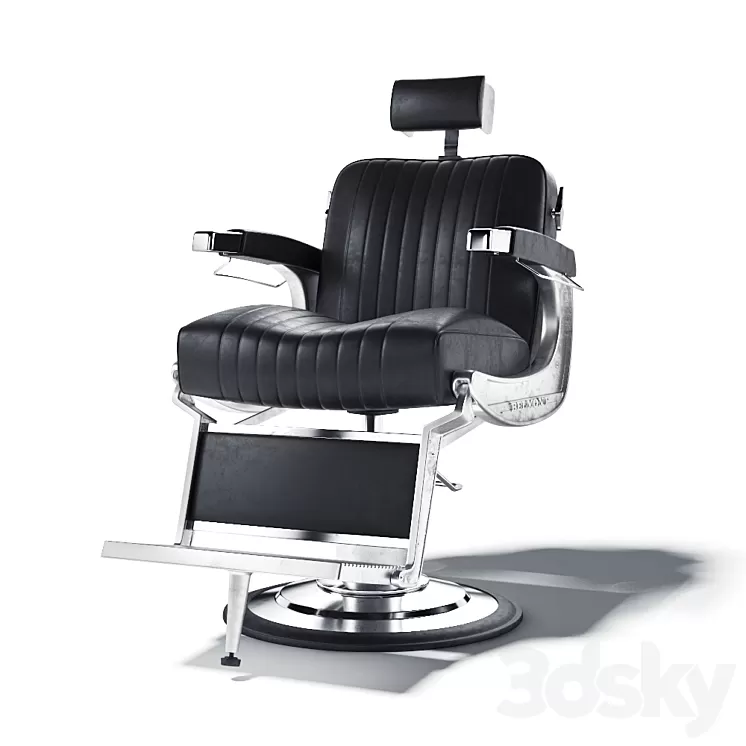 Takara Belmont Elegance Elite Barber Chair 3D Model