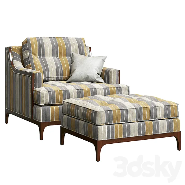 Take Five Barclay Chair 3D Model Take Five Barclay Chair 3D Model