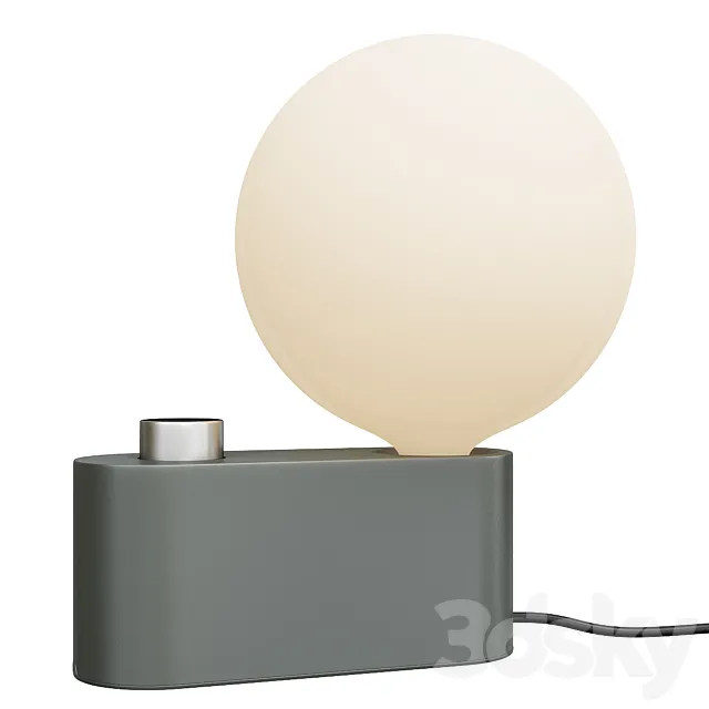 Tala alumina table lamp with sphere iv bulb 3D Model Tala alumina table lamp with sphere iv bulb 3D Model